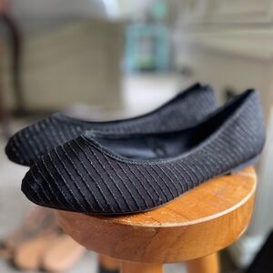 Torrid Black Textured Flats